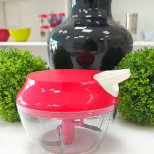 Processador Manual de Alimentos Clink-Vermelho