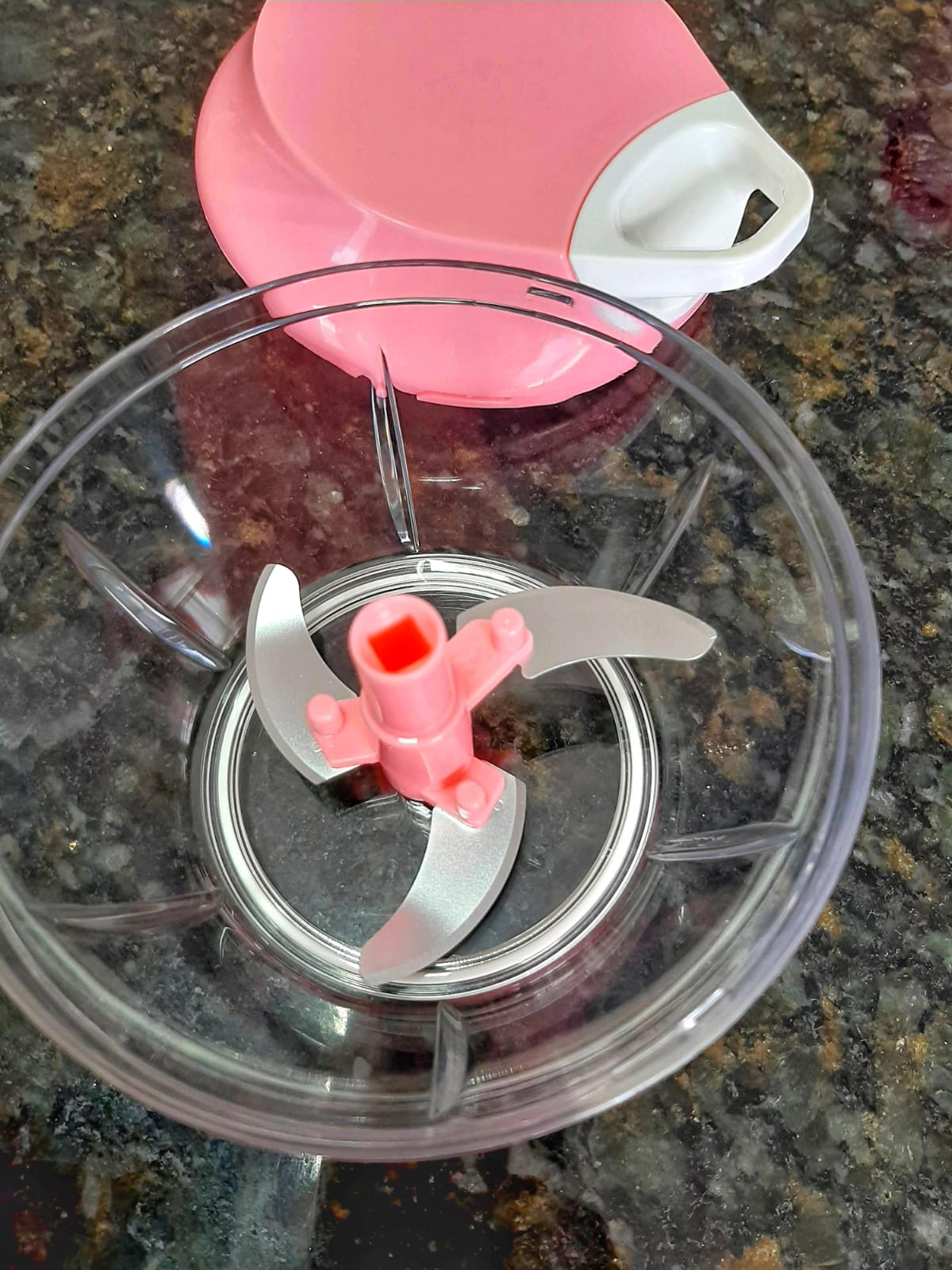 Processador Manual de Alimentos Clink-Rosa - Imagem 2