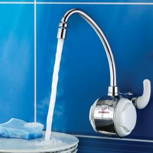 Torneira Elétrica Versátil Cromada Bica Móvel 5500w/220v