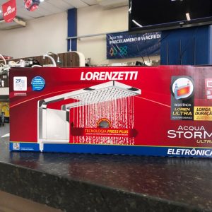 Ducha Acqua Storm Ultra Eletrônica Branco/Cromado - Lorenzetti 220V