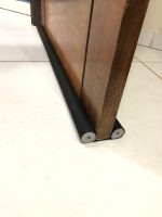 Veda Porta Ajustável 90 cm Preto - Prat Lar