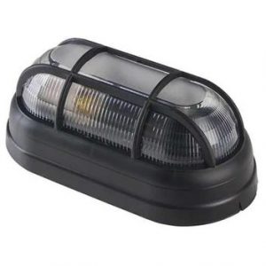 Tartaruga Oval Preto - Opl 1XE27