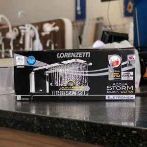 Ducha Acqua Storm Black Ultra Eletrônica - Lorenzetti 220V
