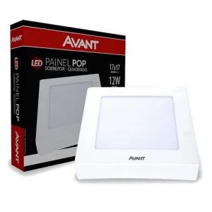 Avant Painel Pop de Sobrepor Quadrado 17x17cm 12W 6500K