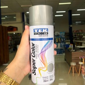 Tinta Spray Super Color Alumínio - Tek Bond