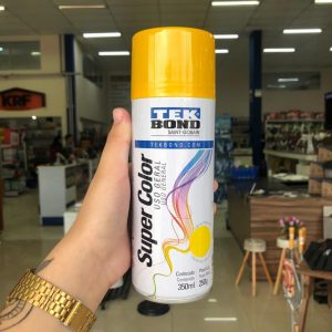 Tinta Spray Super Color Amarelo - Tek Bond