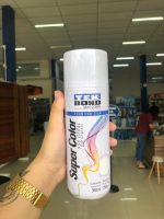 Tinta Spray Super Color Branco Brilhante - Tek Bond