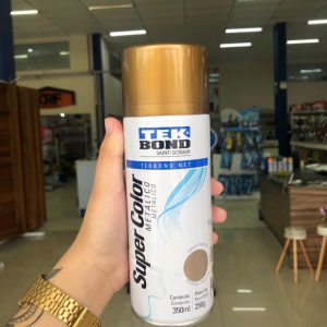 Tinta Spray Super Color Dourado - Tek Bond