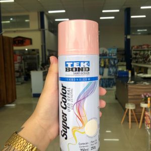Tinta Spray Super Color Rosa - Tek Bond