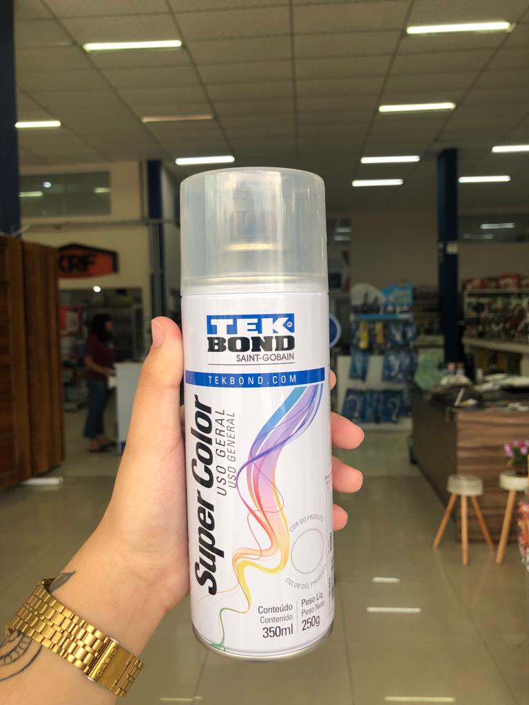 Tinta Spray Super Color Verniz - Tek Bond