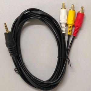 Cabo Auxiliar De Áudio e Vídeo livstar RCA + P2