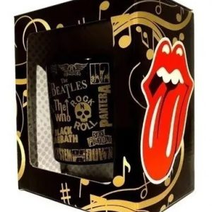 Caneca Bandas De Rock Cerâmica 320ml