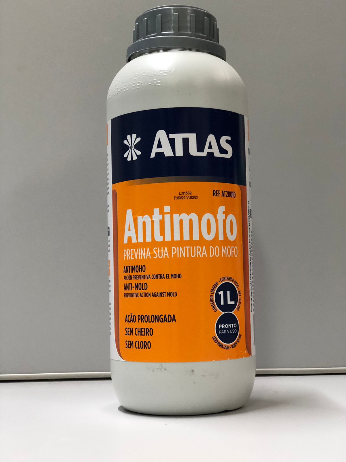 Antimofo Fundo Bactericida Zero Mofo 1L Atlas