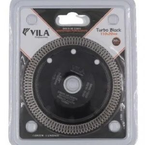 Disco De Corte Diamantado Porcelanato Turbo Black Vila