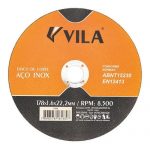 Disco De Corte Aço Inox 178mm Vila