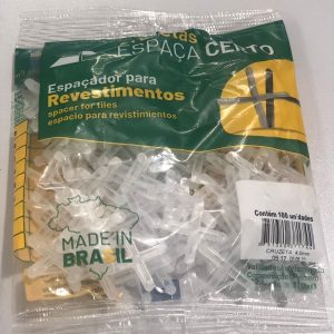 Espaçador Cruzeta Para Revestimentos 4 mm 100 Uni Multicerto