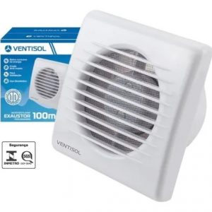 Exaustor Microventilador 100mm Residencial Branco 10W Ventisol  220V