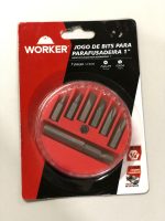 Jogo De Bits para Parafusadeira 7 Peças Worker
