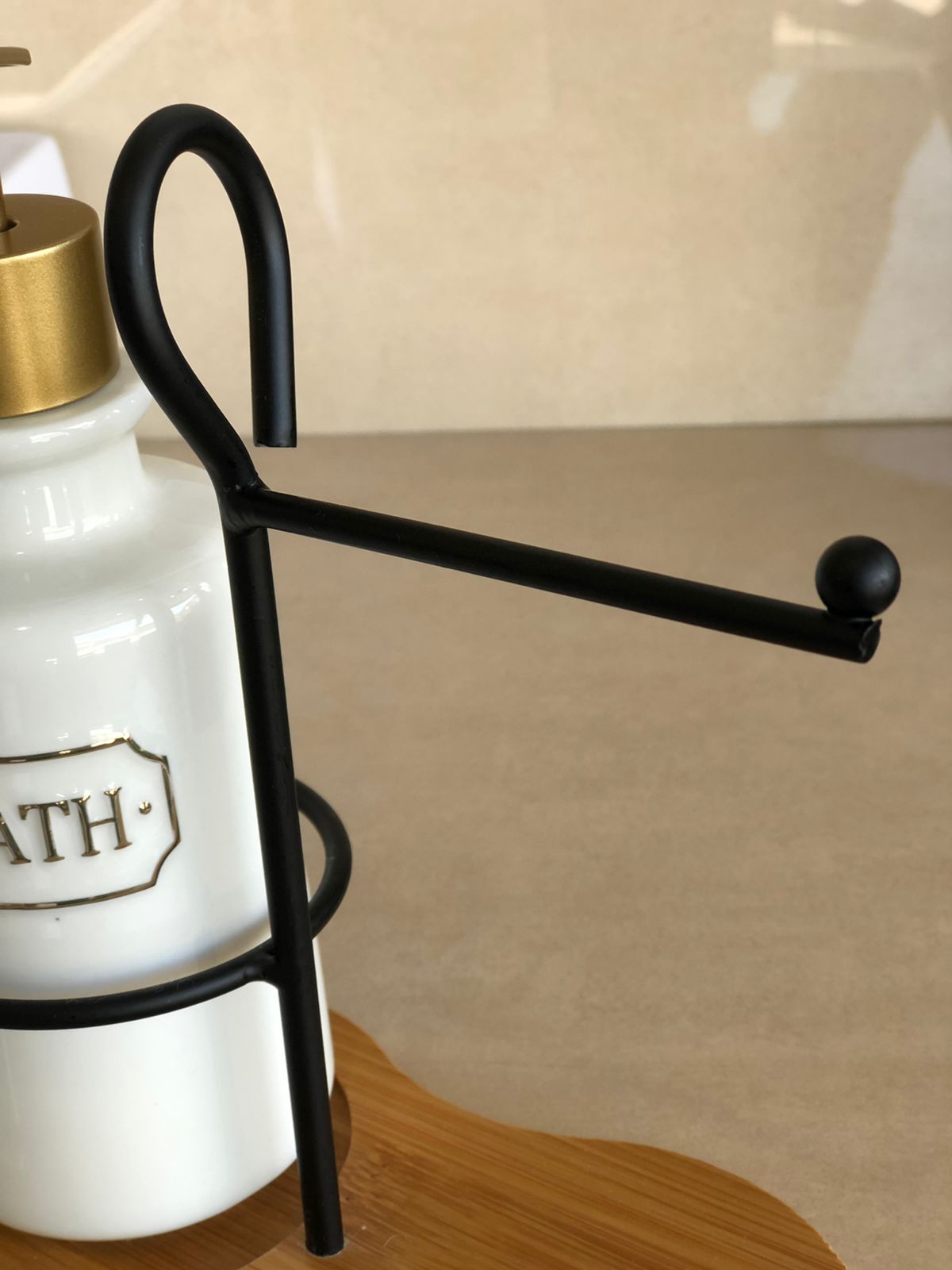 Kit Para Banheiro De Cerâmica My Bath Com Suporte Toalha - Imagem 5