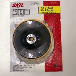 Kit para Lixar e Polir Com 9Pçs Skil