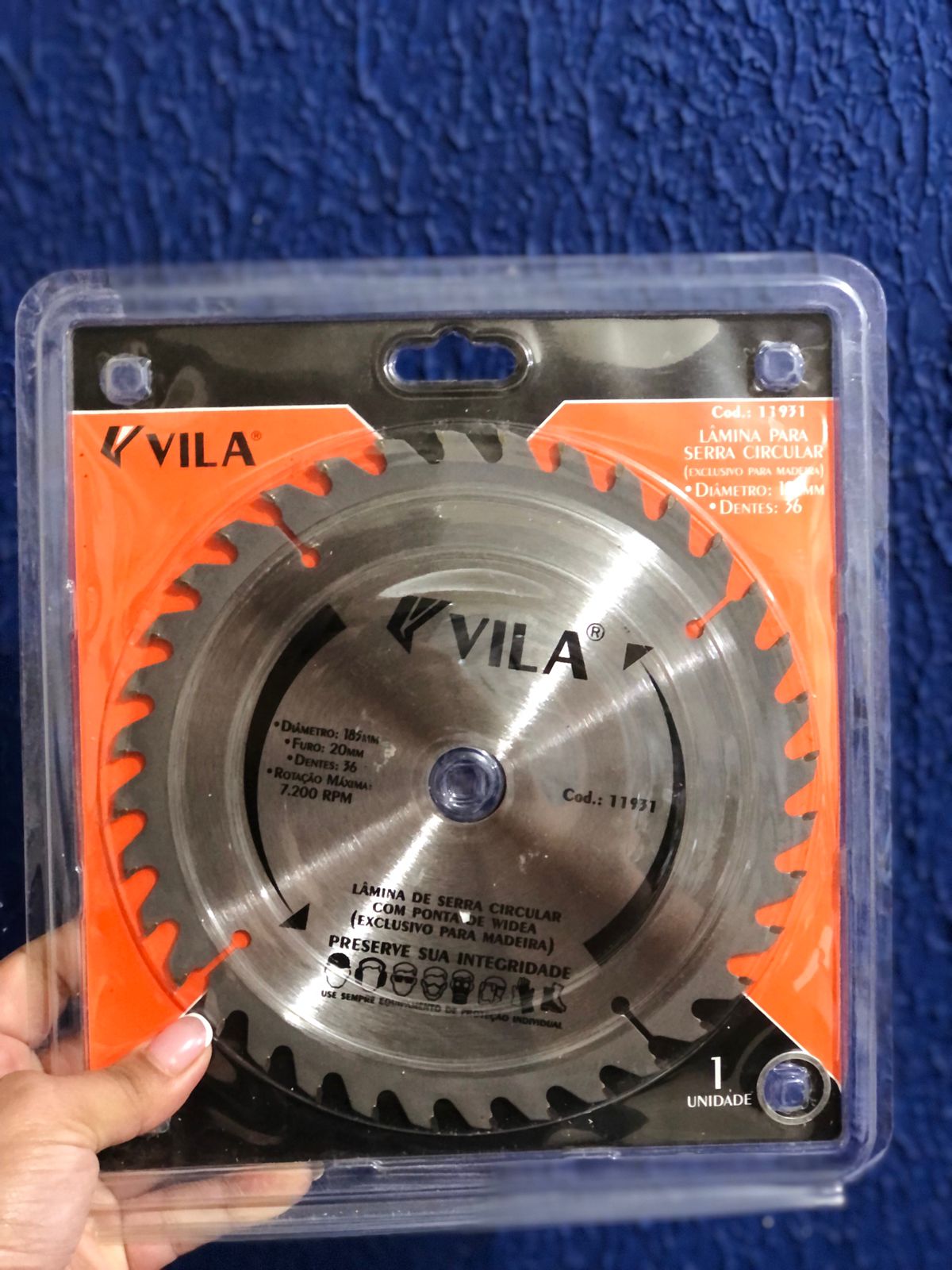 Lâmina Para Serra Circular 36 Dentes Vila