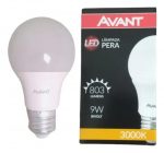 Lâmpada Led Pera Luz Amarela 9W 3000K Avant