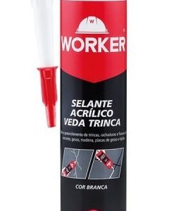 Selante Acrílico Branco Veda Trinca 463g Worker