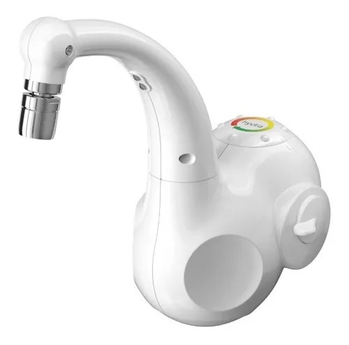 Torneira Elétrica Marrequinha Eletrônica 5500w 220v Branca Zagonel - Imagem 2