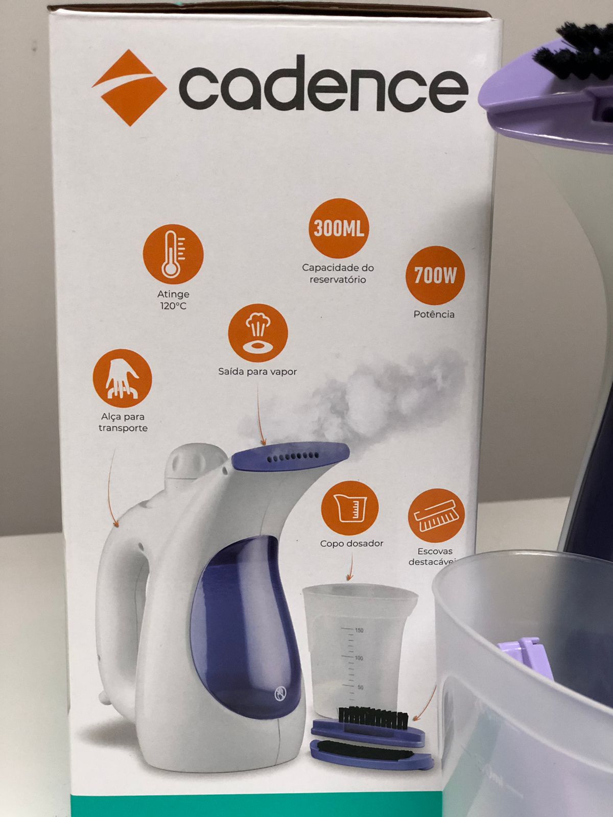 Passadeira a Vapor Cadence Lisser 220V - Imagem 2