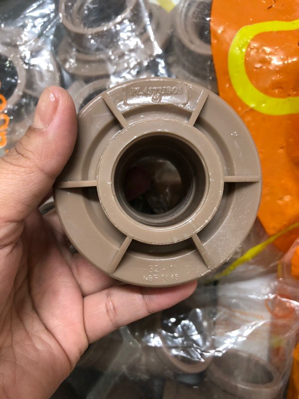 Adaptador Soldável Curto Pvc 50mmx1.1/2 Plastubos Pacote Com 25 ...