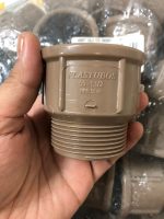 Adaptador Soldável Curto Pvc 50mm X 1.1/2 Plastubos Pacote Com 25 Unidades