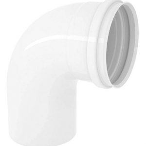 Curva 90º Esgoto 75mm Plastubos Pacote Com 16 Unidades