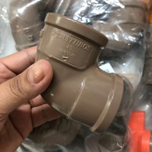 Joelho 90° Soldável Pvc 40mm Plastubos Pacote Com 10 Unidades