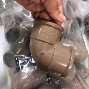Joelho 90° Soldável Pvc 50mm Plastubos Pacote Com 25 Unidades