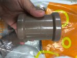 Luva De Correr Soldável Pvc 50mm Plastubos Pacote Com 8 Unidades