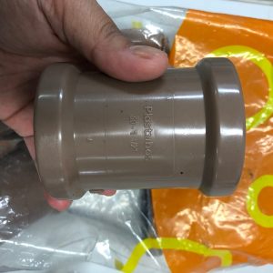 Luva De Correr Soldável Pvc 50mm Plastubos Pacote Com 8 Unidades