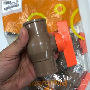 Registro Soldável Pvc 50mm Plastubos Pacote Com 5 Unidades