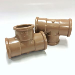 TE Soldável Pvc 32mm Plastubos Pacote Com 25 Unidades