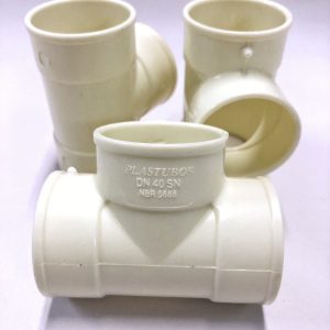 Te Esgoto 40mm Plastubos Pacote Com 25 Unidades