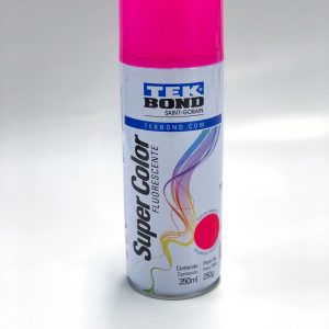 Tinta Spray Super Color Fluorescente Rosa – Tek Bond