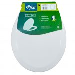 Tampa De Vaso Assento Sanitário Dália PP Branco Fiori