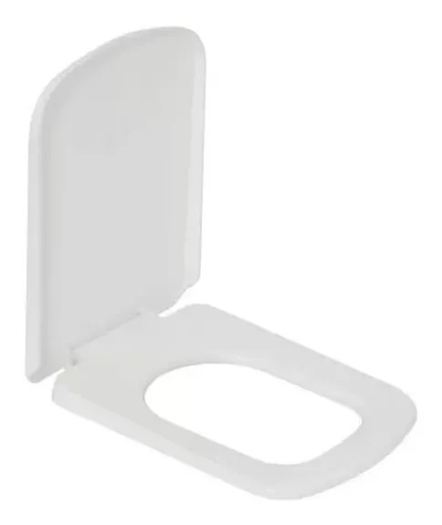 Tampa De Vaso Assento Sanitário Lírio PP Branco Fiori - Imagem 2