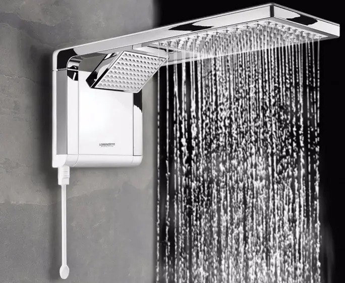 Ducha Acqua Duo Ultra Eletrônica Branco/Cromado 7800W – LORENZETTI 220V - Imagem 3