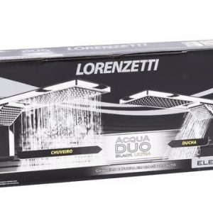 Ducha Acqua Duo Ultra Eletrônica Preto/Cromado – LORENZETTI 220V