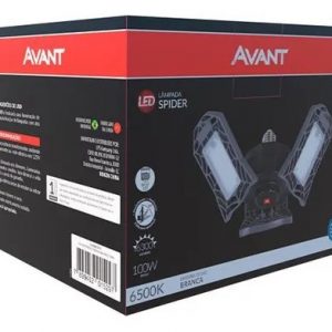 Lâmpada Led Spider E27 6500k 100w Bivolt Branco Frio Avant