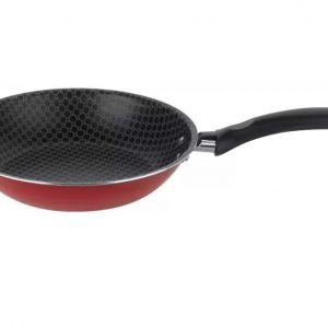 Frigideira Alumínio 22cm Essencial Antiaderente Vermelha Multiflon