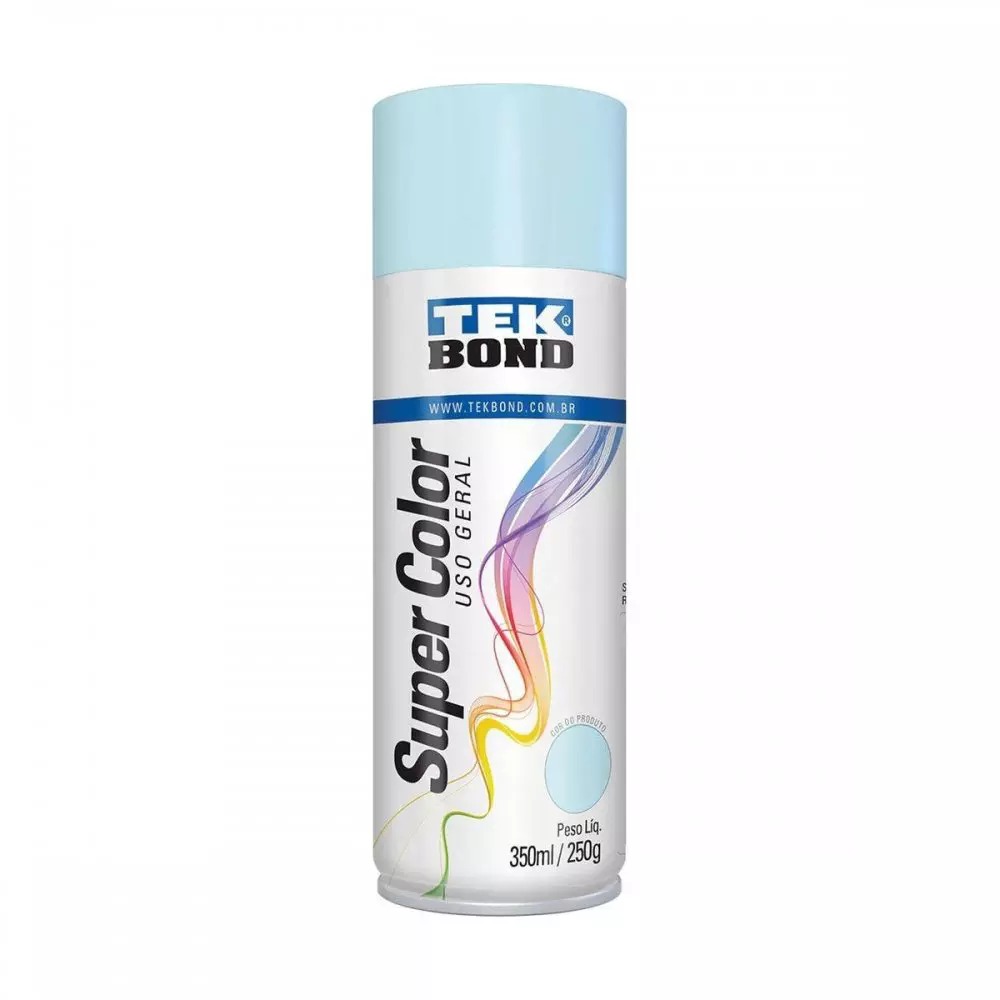 Tinta Spray Super Color Azul Claro – Tek Bond