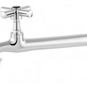Torneira Tanque/Cozinha Parede Metal Cromado 18 Cm - LG Metais