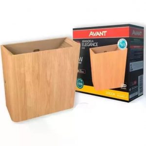 Avant Arandela Led Elegance Versati Madeira 2 Fachos 4W 3000K