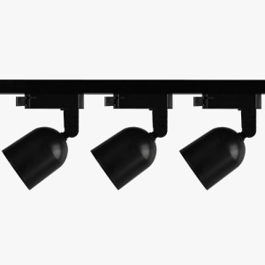 Avant Kit Trilho Elegance Preto Com 3 Spots em LED Bivolt 7W 6500K - Imagem 2